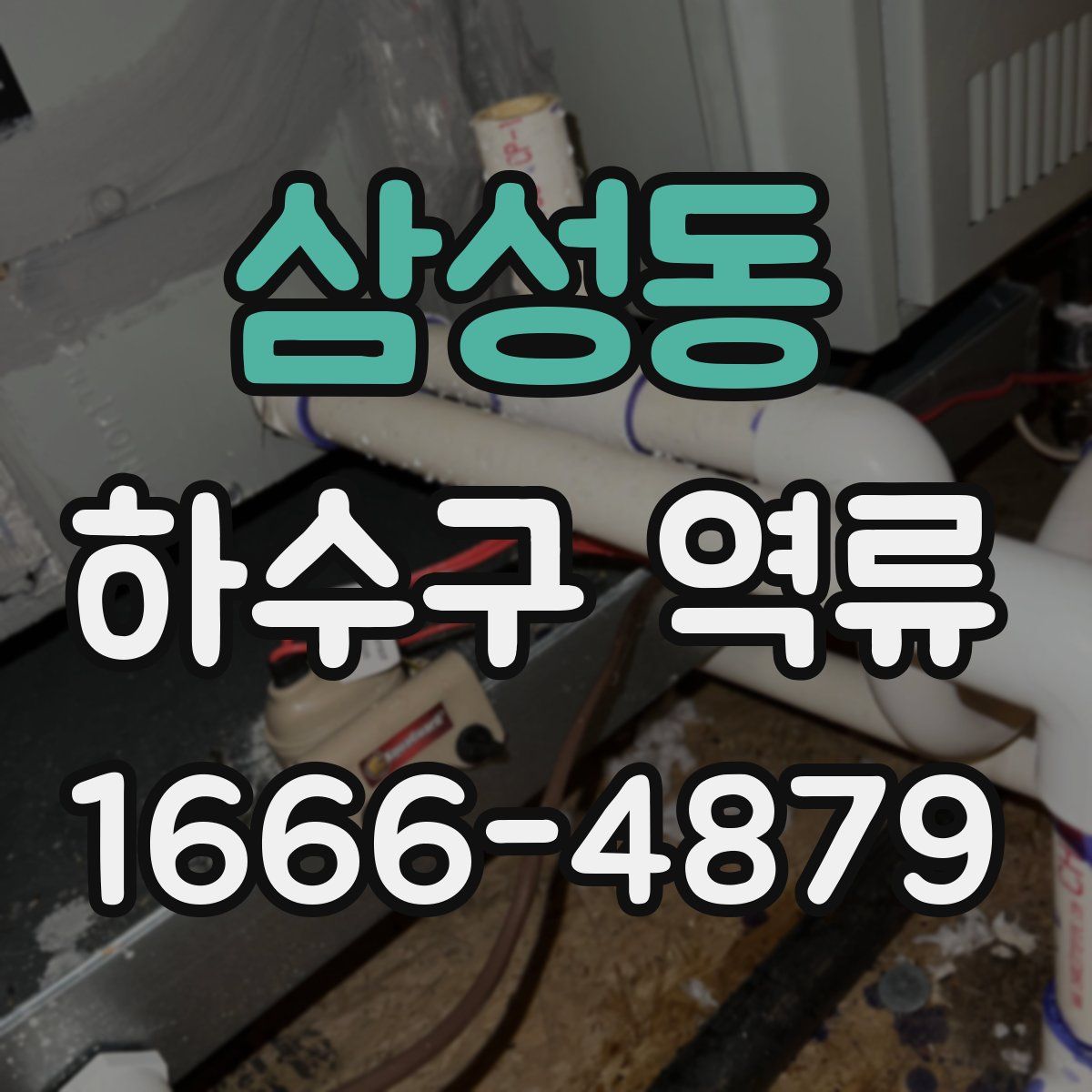 삼성동 하수구 역류