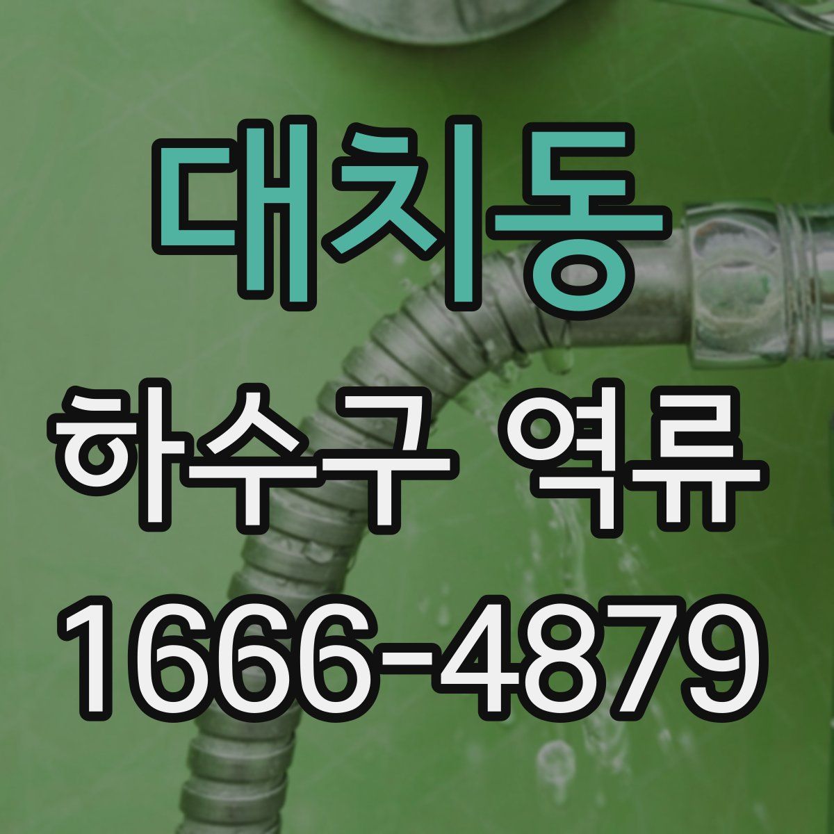 대치동 하수구 역류