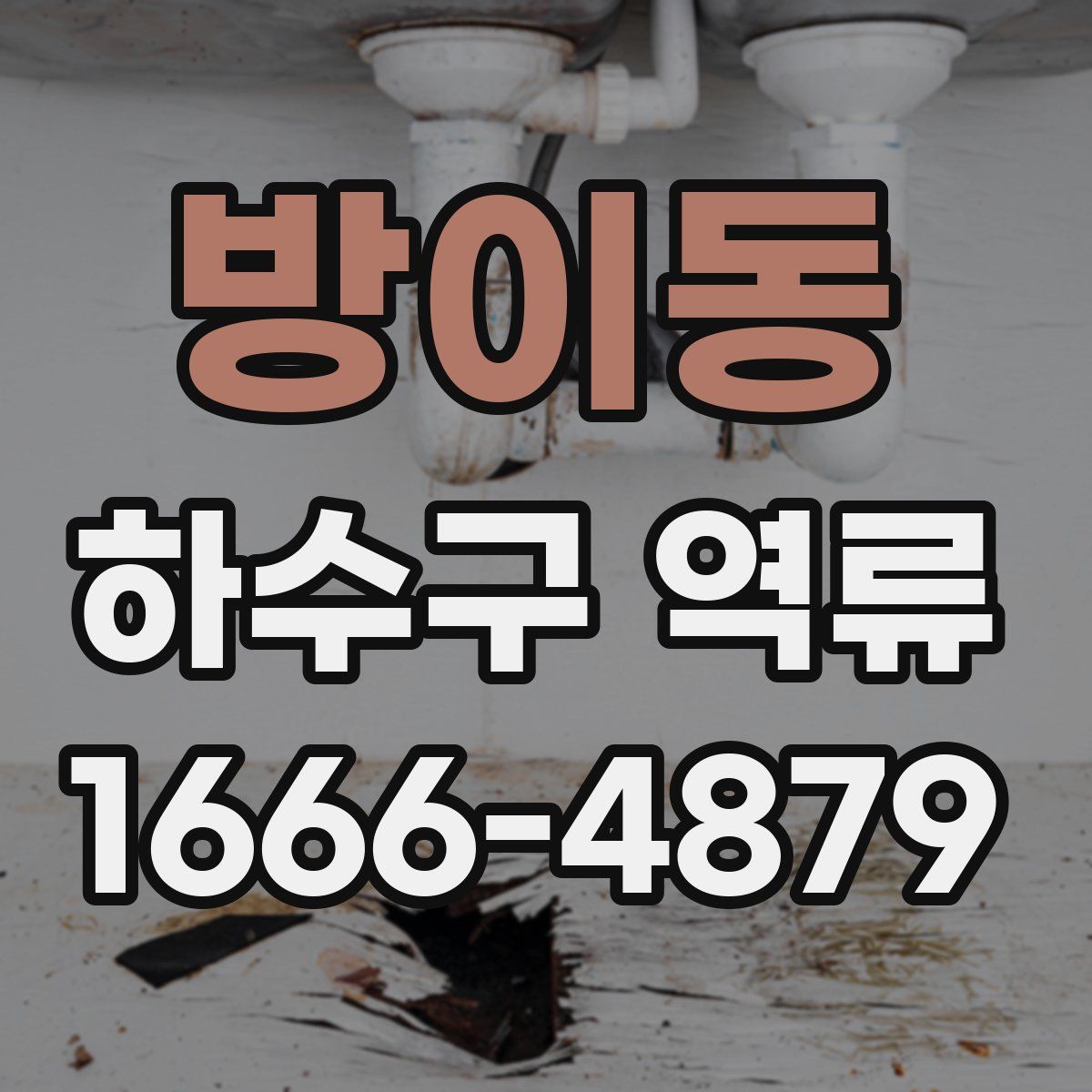 방이동 하수구 역류
