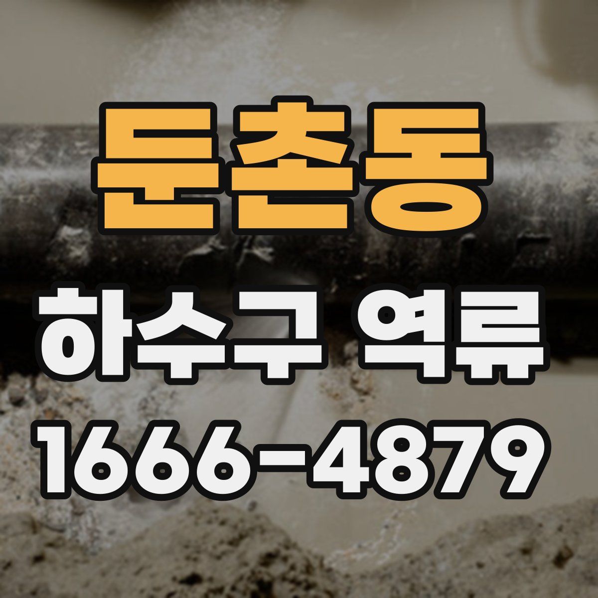 둔촌동 하수구 역류