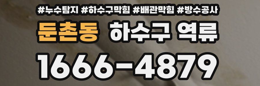 둔촌동 하수구 역류