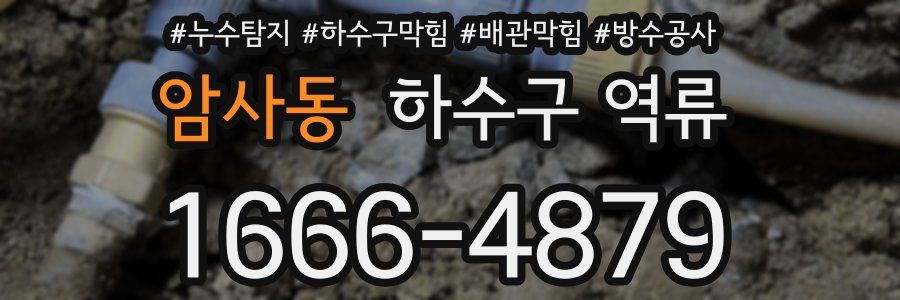 암사동 하수구 역류