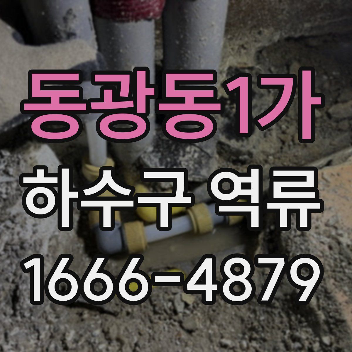 동광동1가 하수구 역류