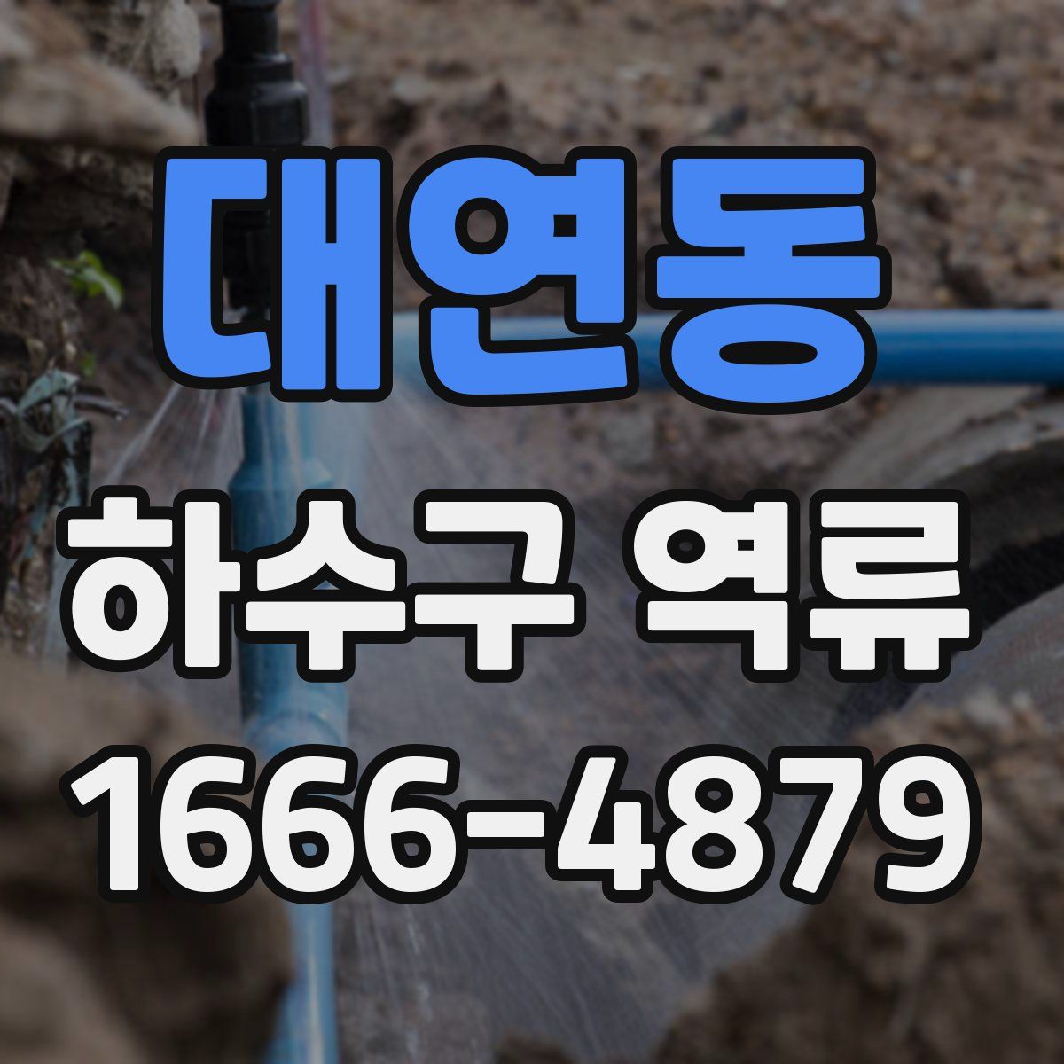 대연동 하수구 역류