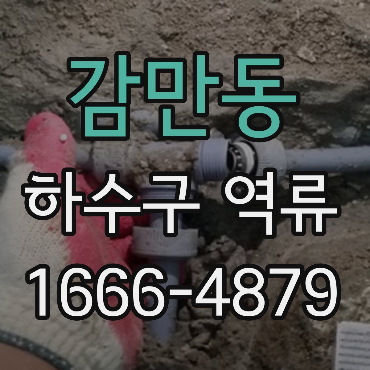 감만동 하수구 역류