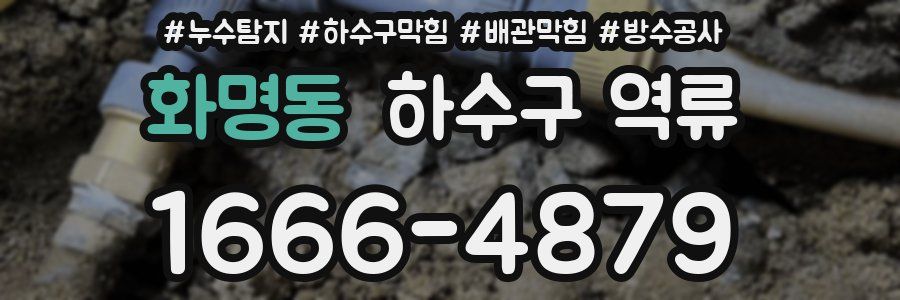 화명동 하수구 역류
