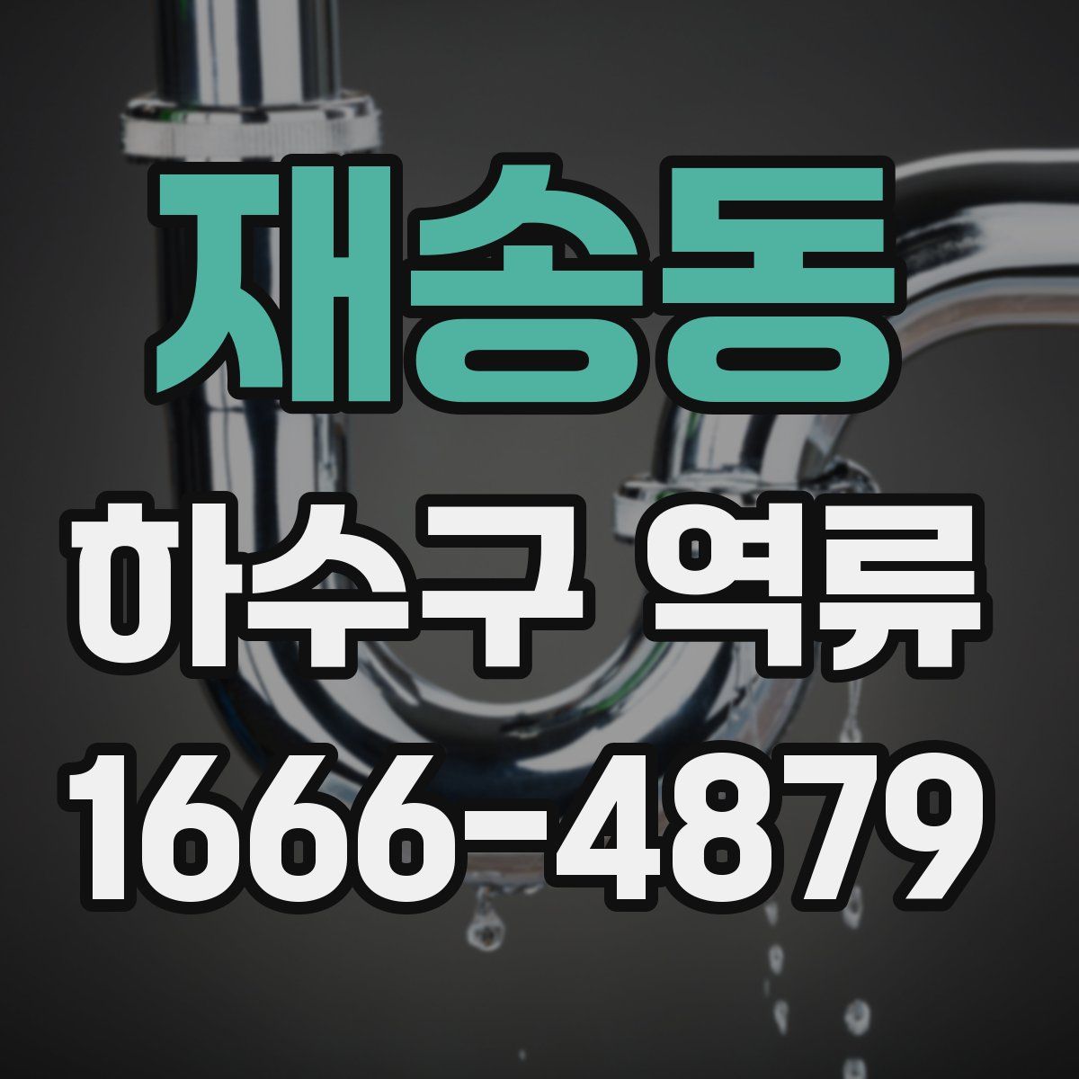 재송동 하수구 역류