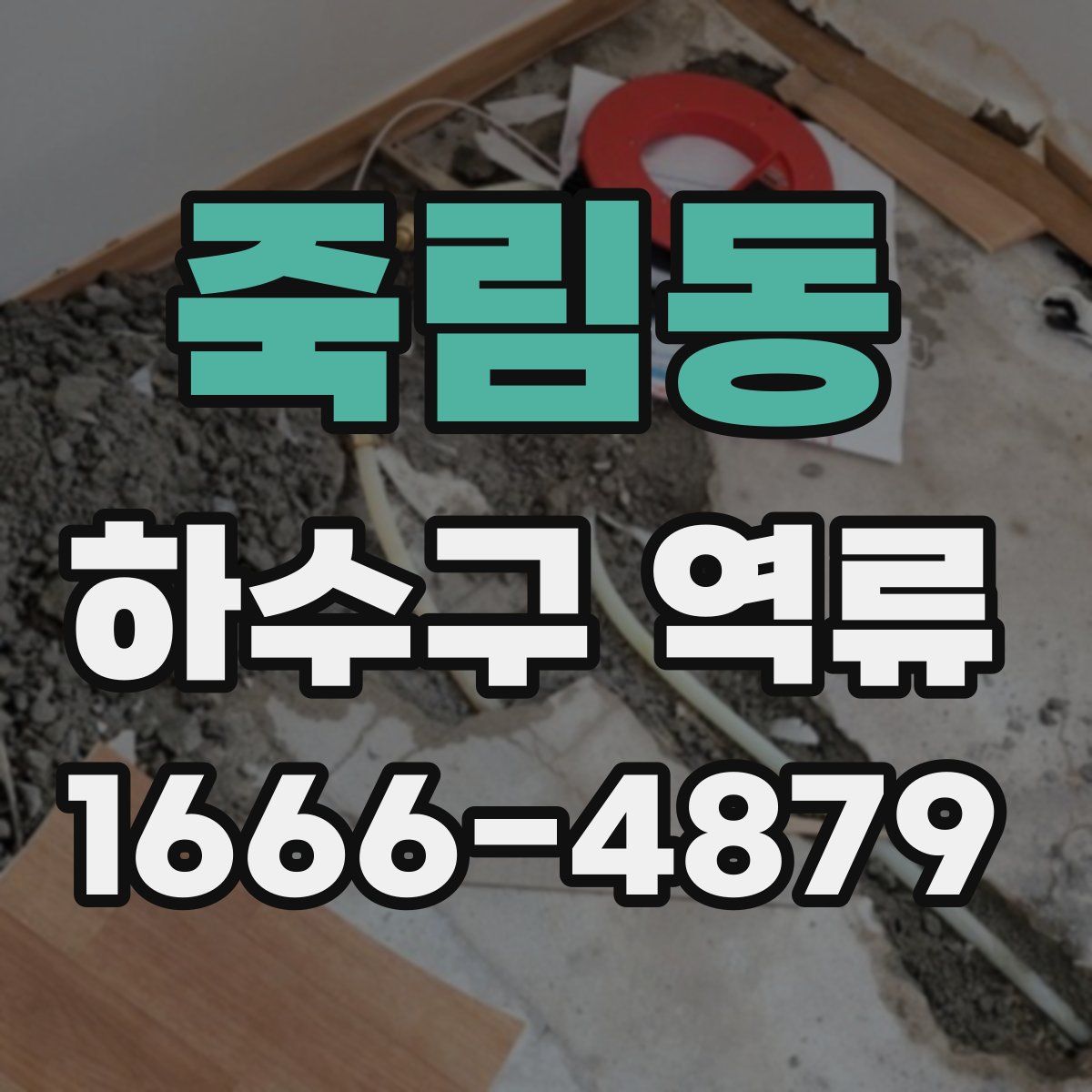 죽림동 하수구 역류