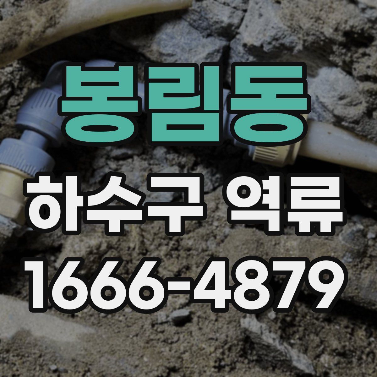 봉림동 하수구 역류