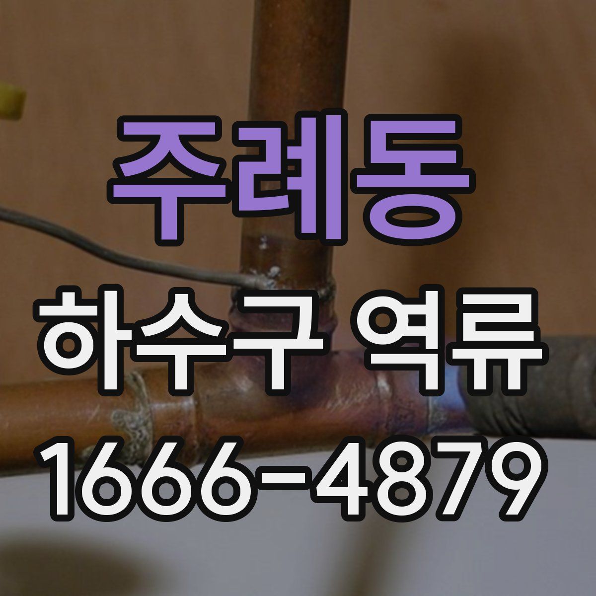 주례동 하수구 역류