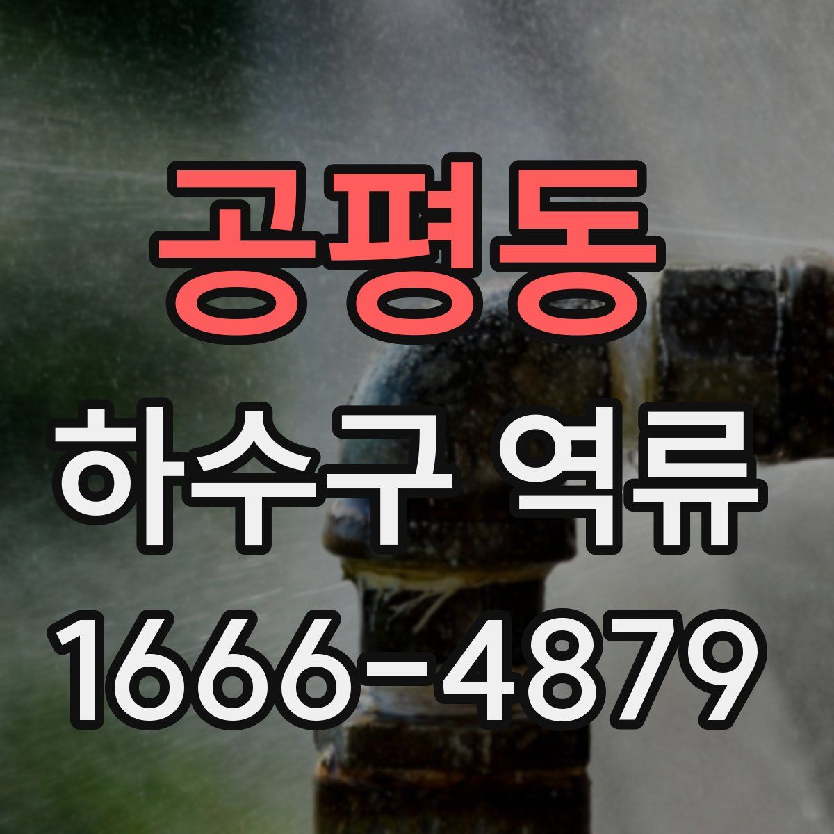 공평동 하수구 역류