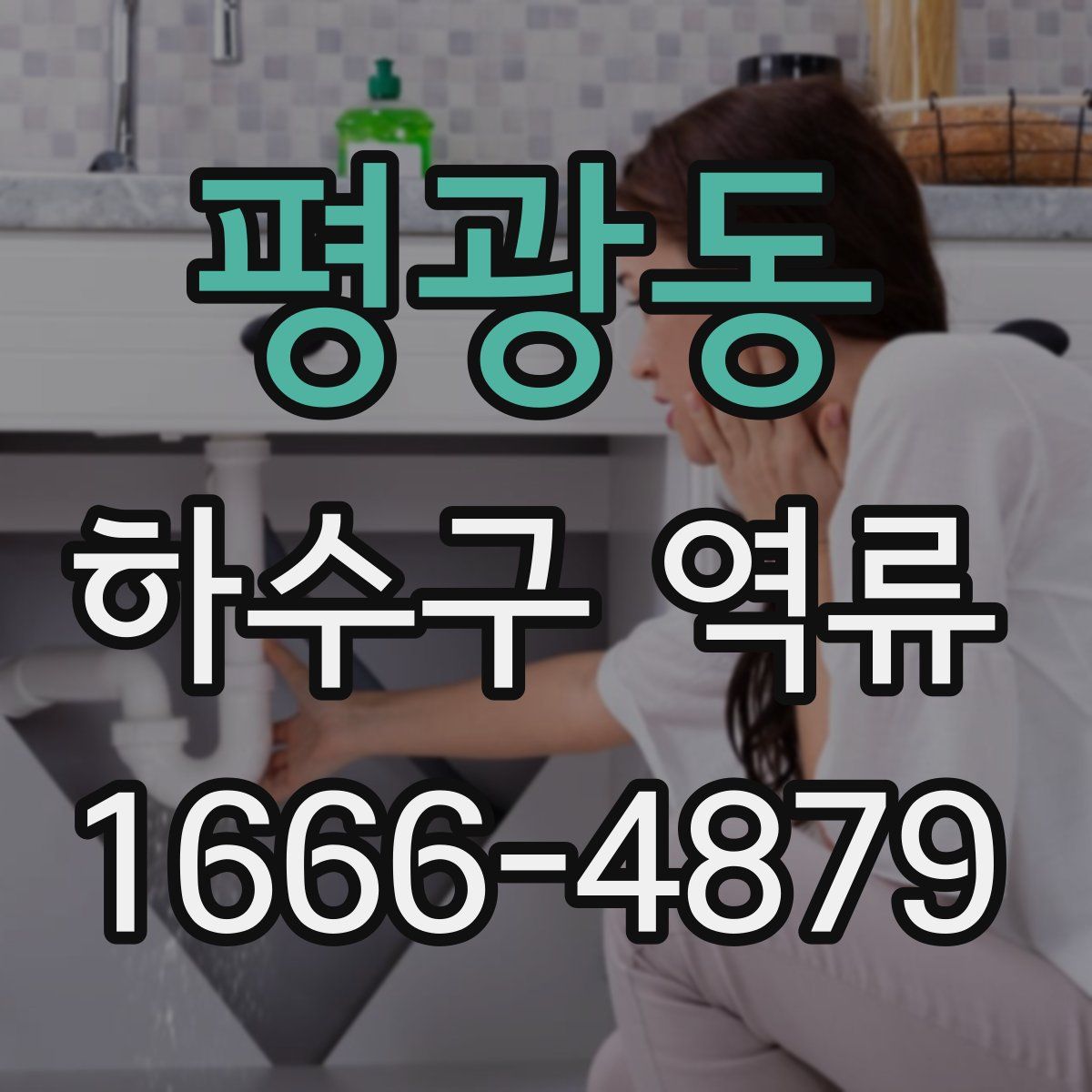 평광동 하수구 역류