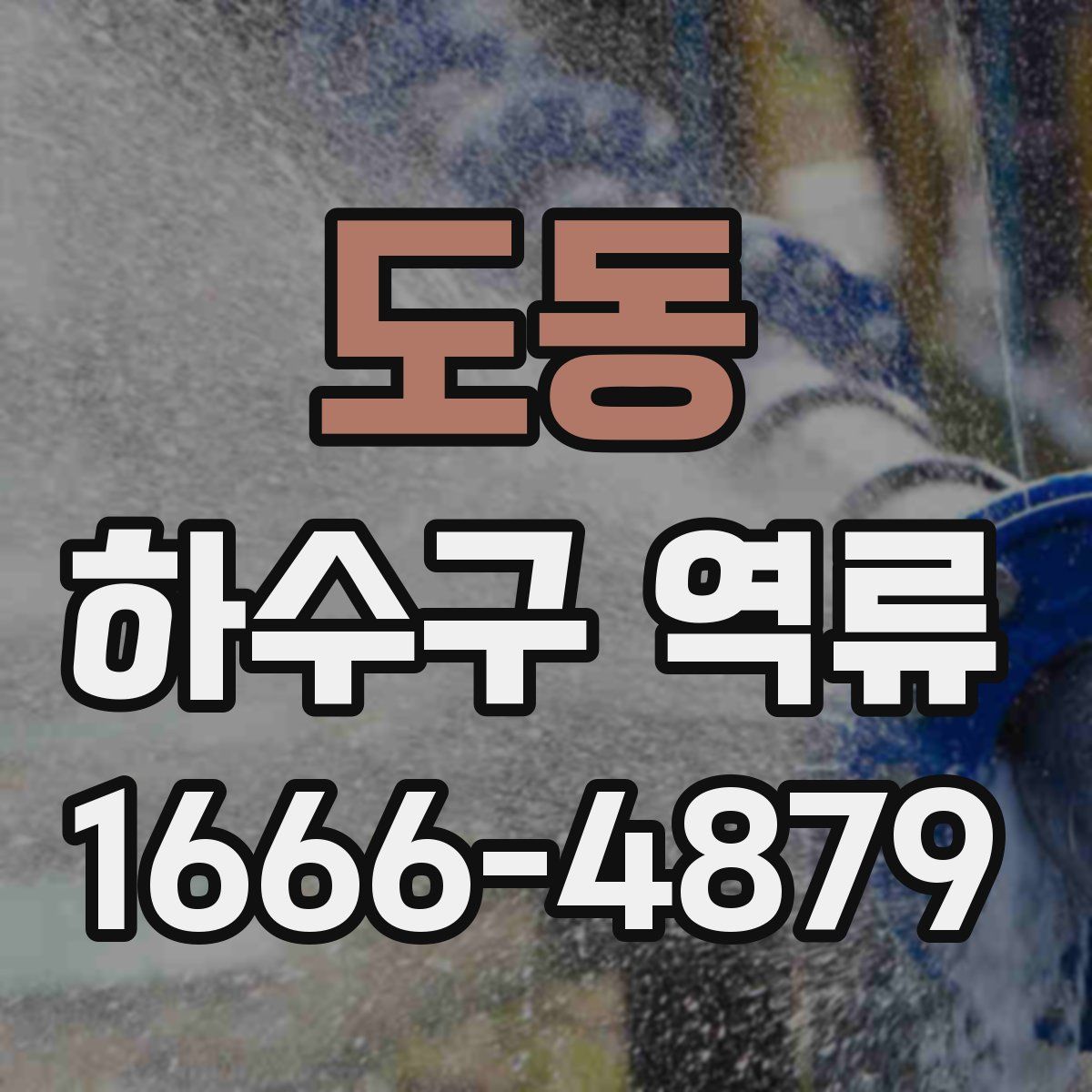 도동 하수구 역류