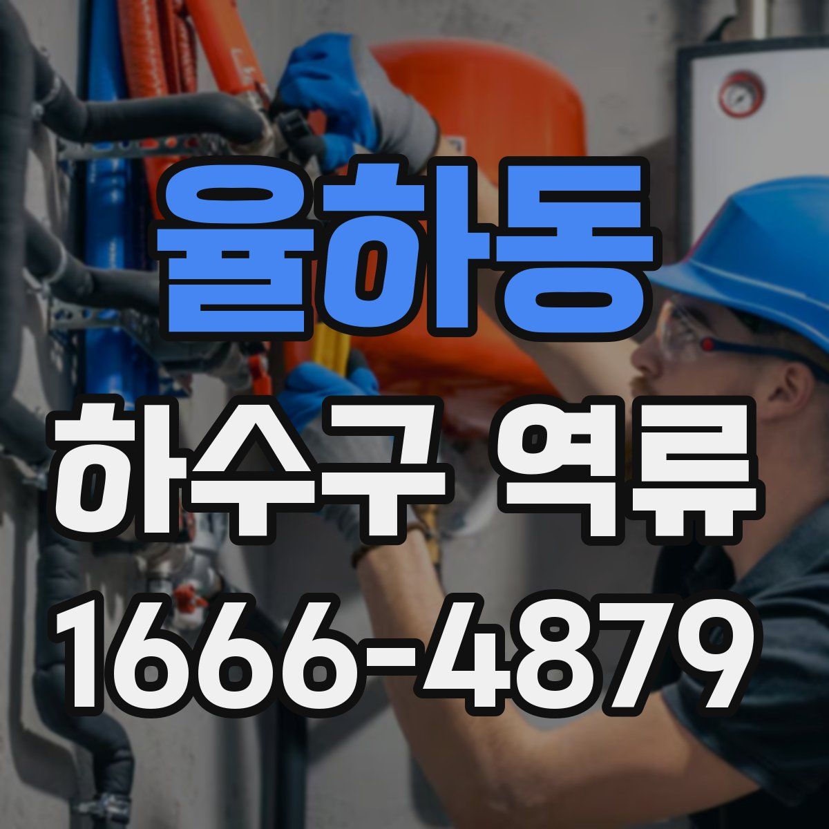 율하동 하수구 역류
