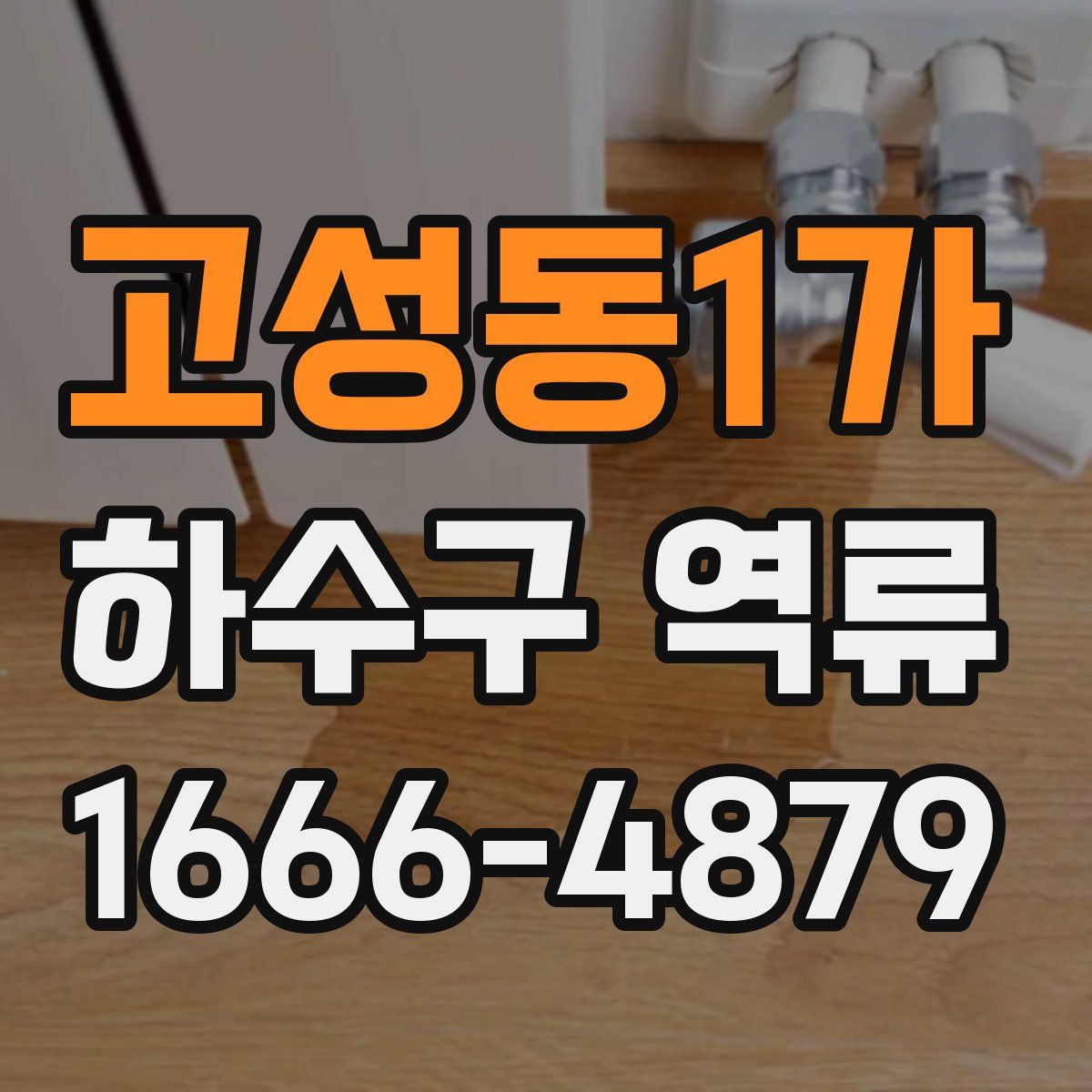고성동1가 하수구 역류