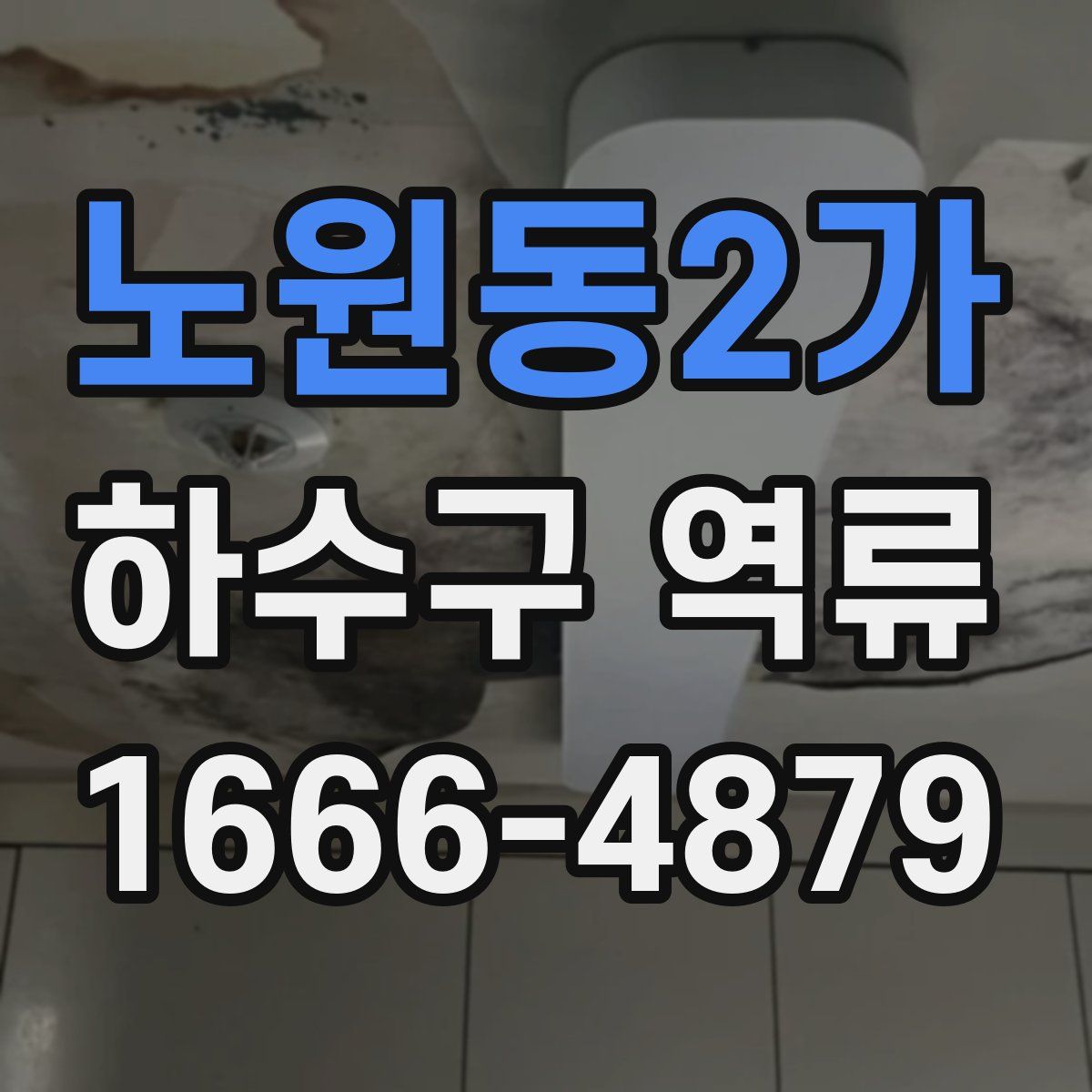 노원동2가 하수구 역류