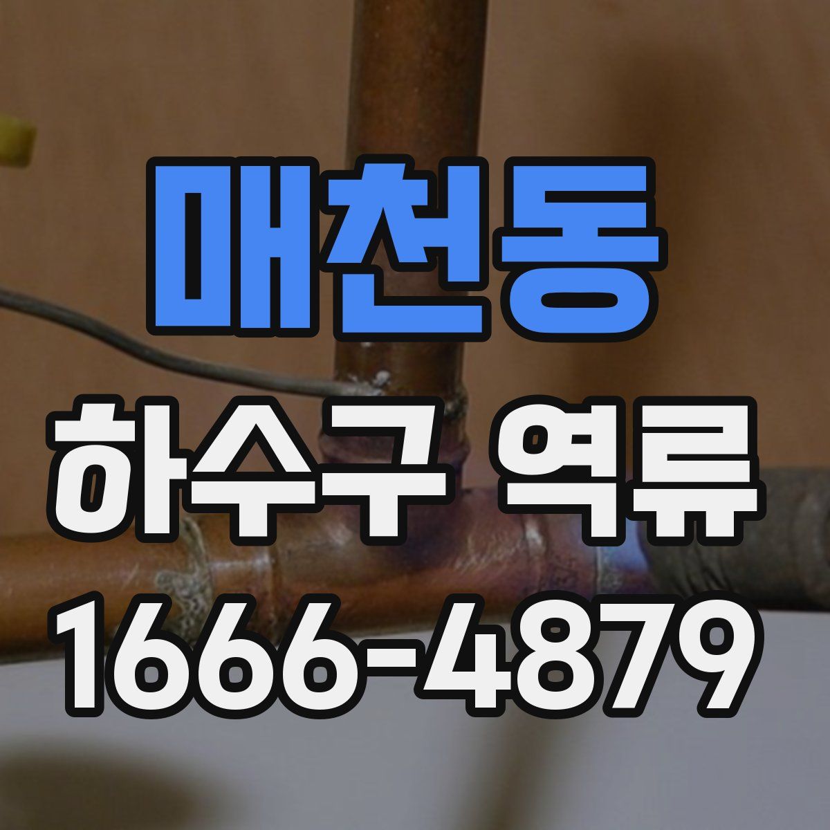 매천동 하수구 역류