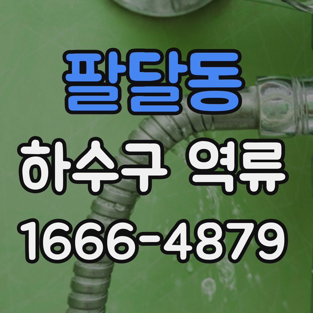 팔달동 하수구 역류