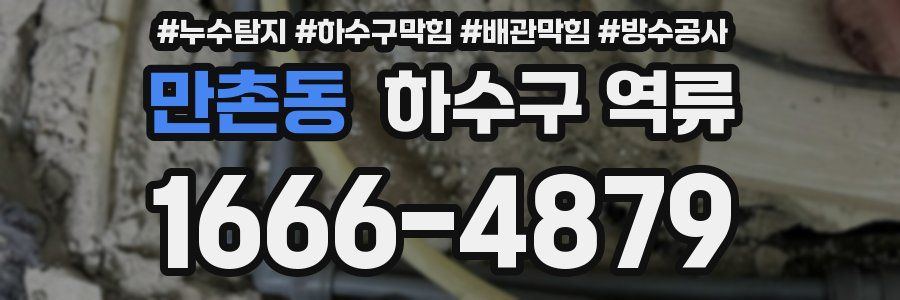 만촌동 하수구 역류