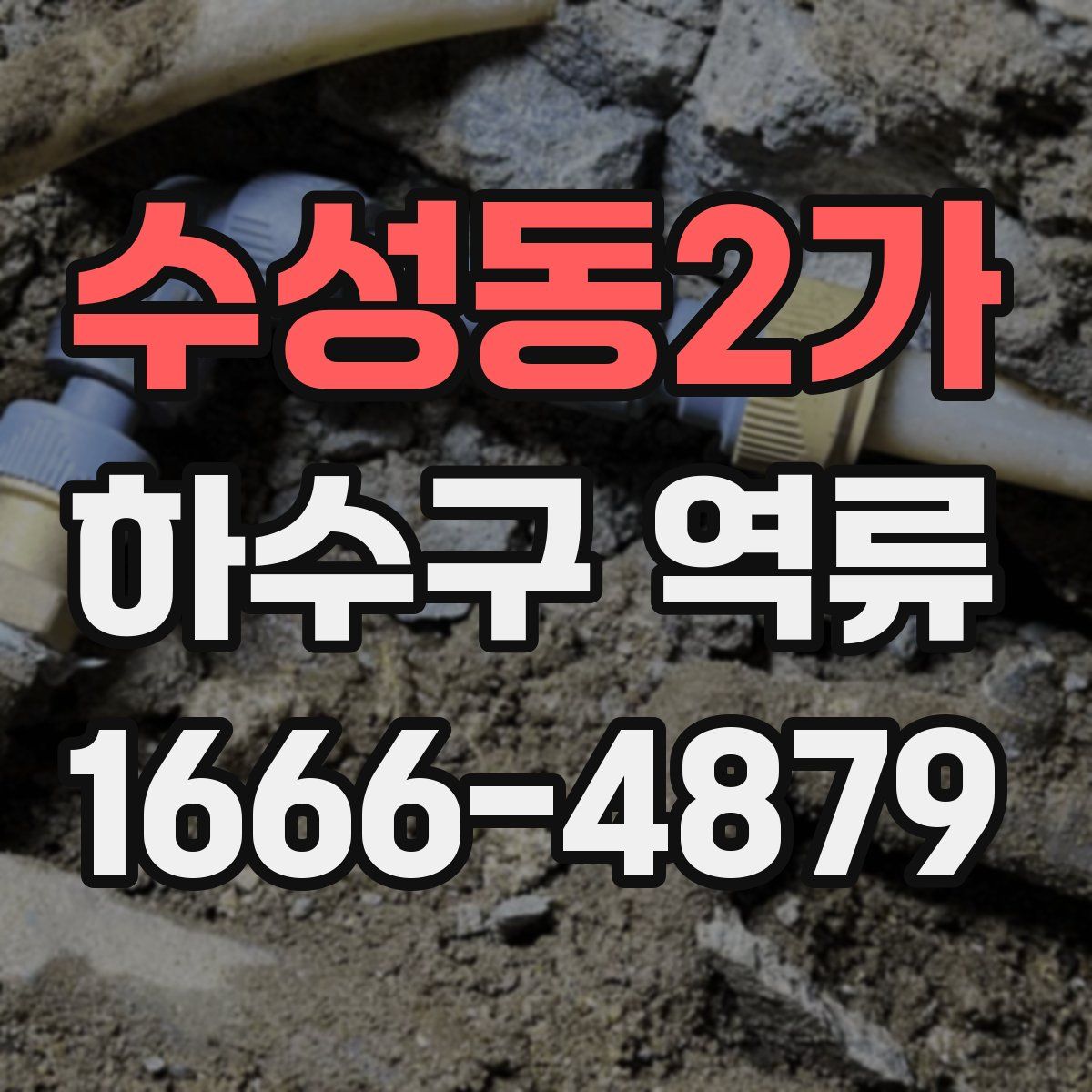 수성동2가 하수구 역류