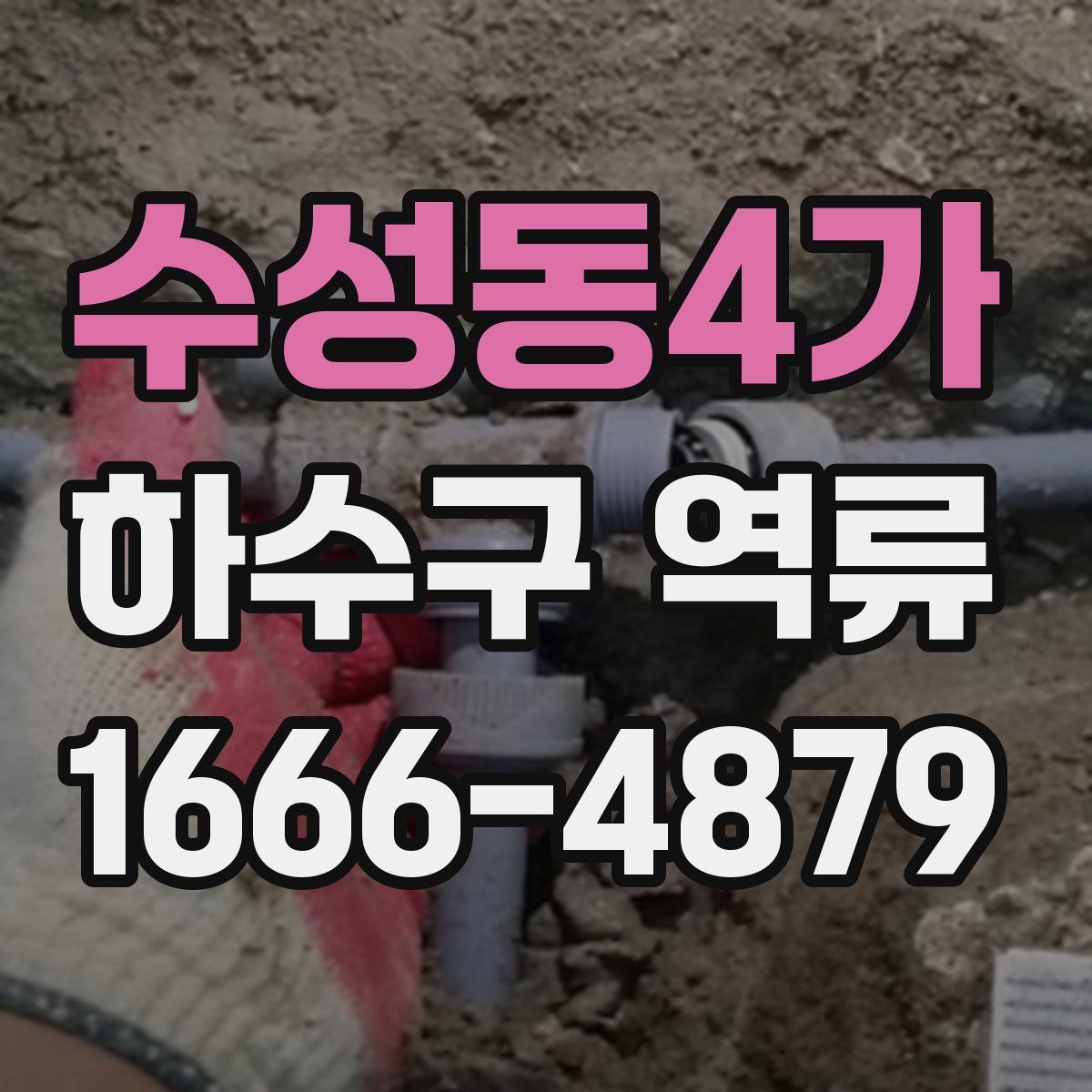 수성동4가 하수구 역류