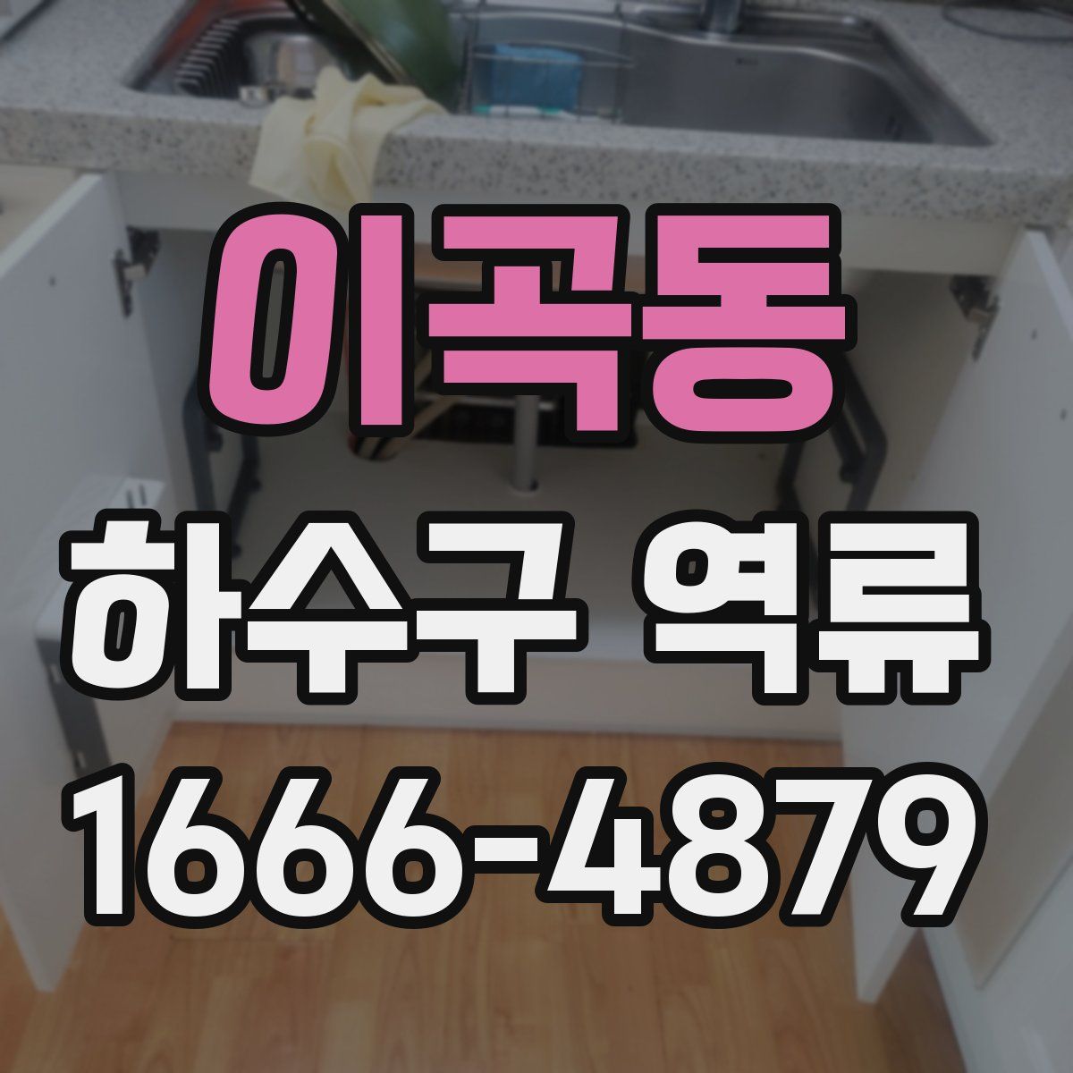 이곡동 하수구 역류