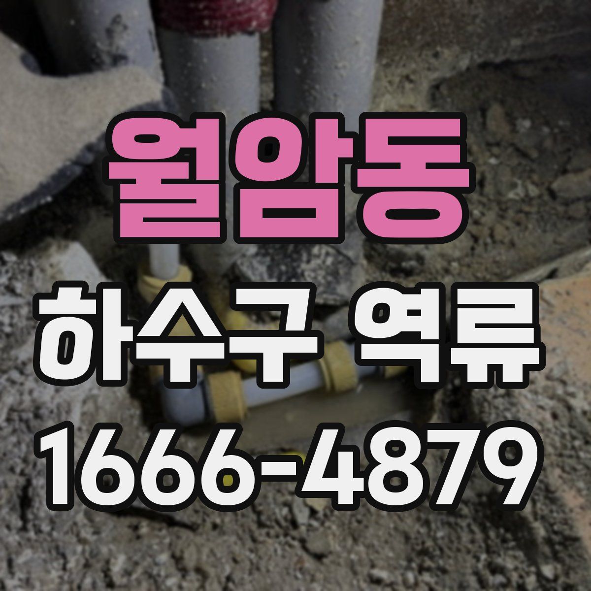 월암동 하수구 역류