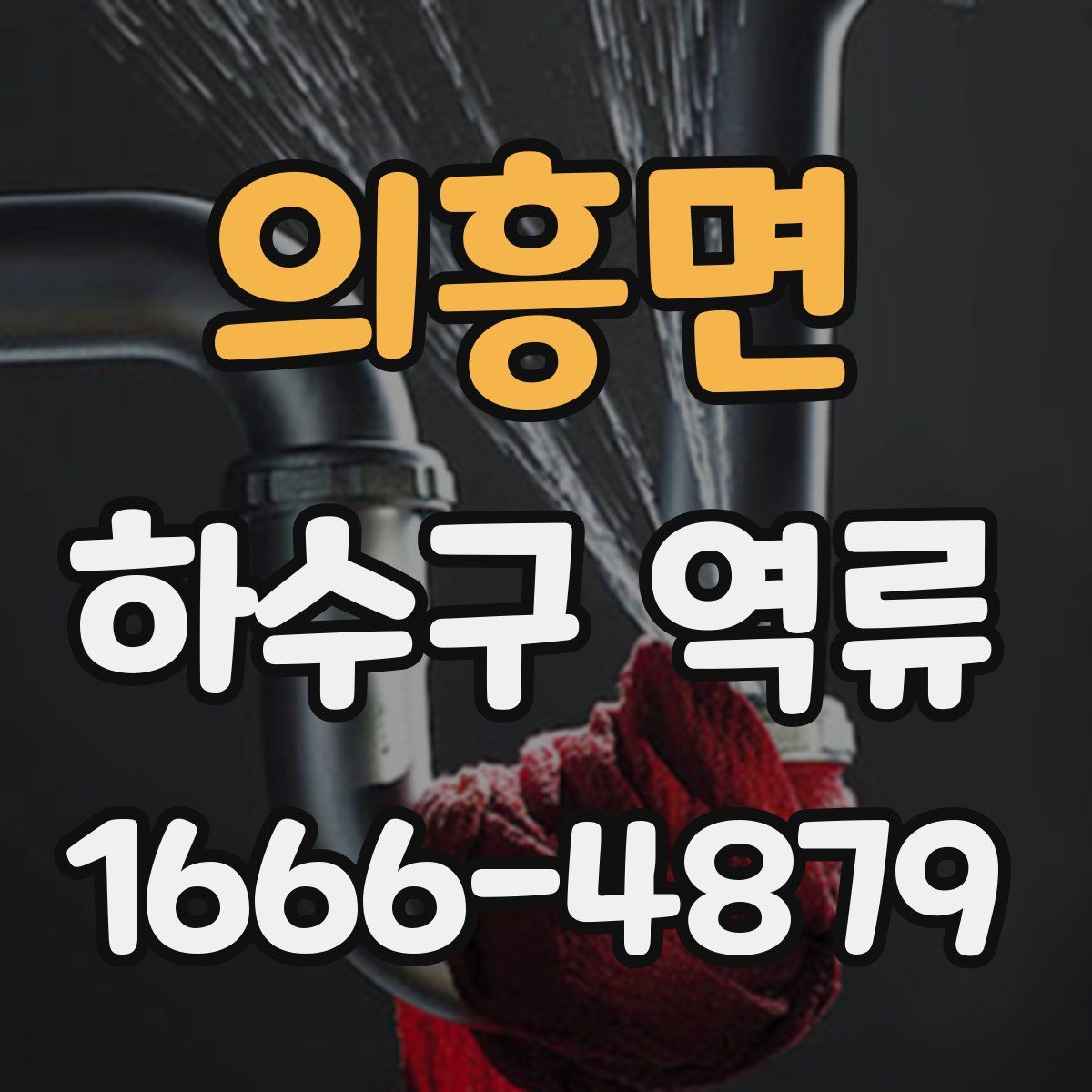 의흥면 하수구 역류