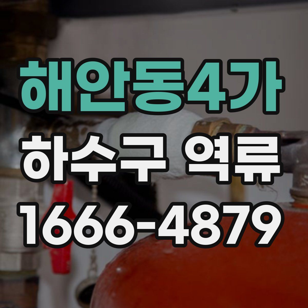 해안동4가 하수구 역류