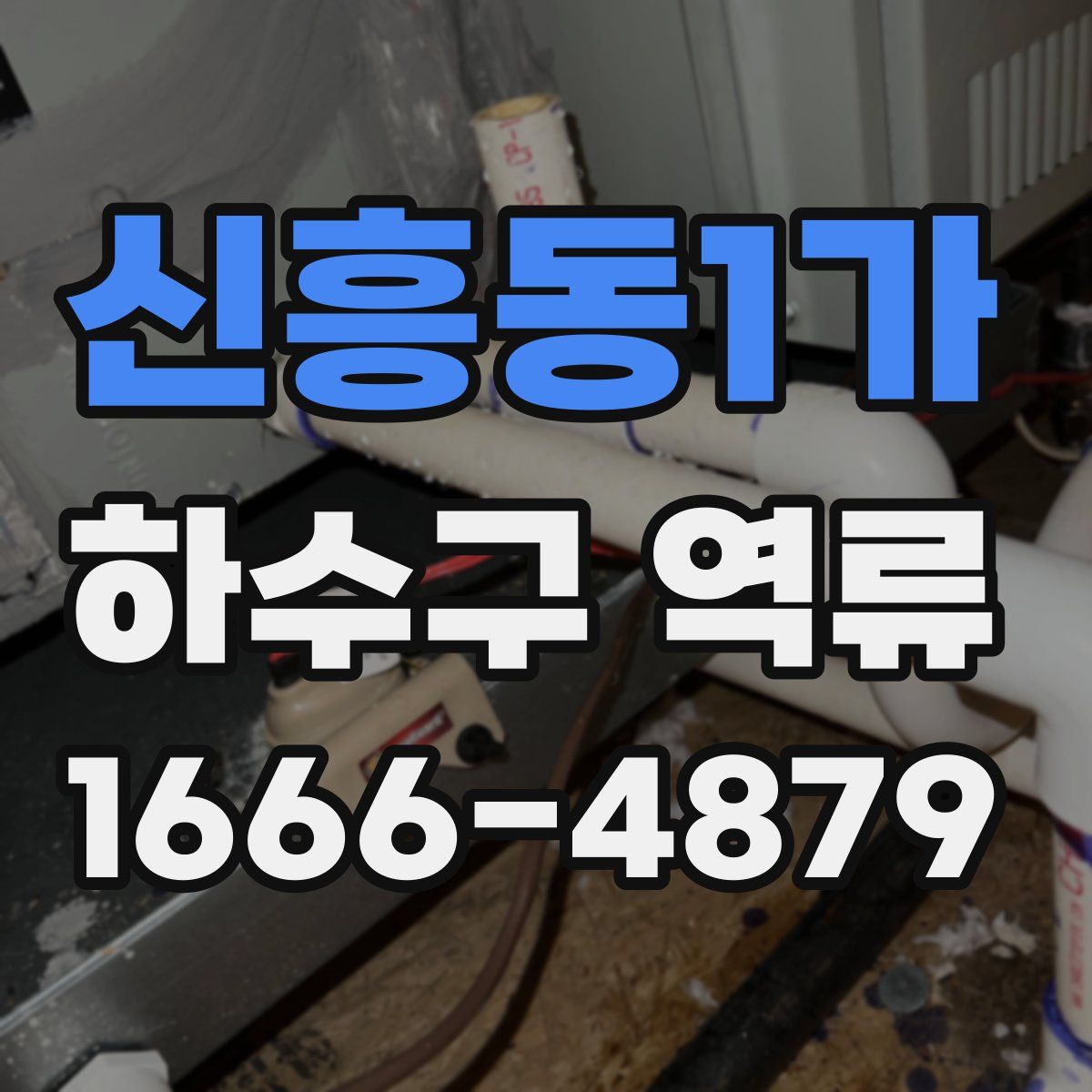 신흥동1가 하수구 역류