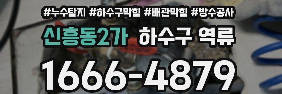 신흥동2가 하수구 역류