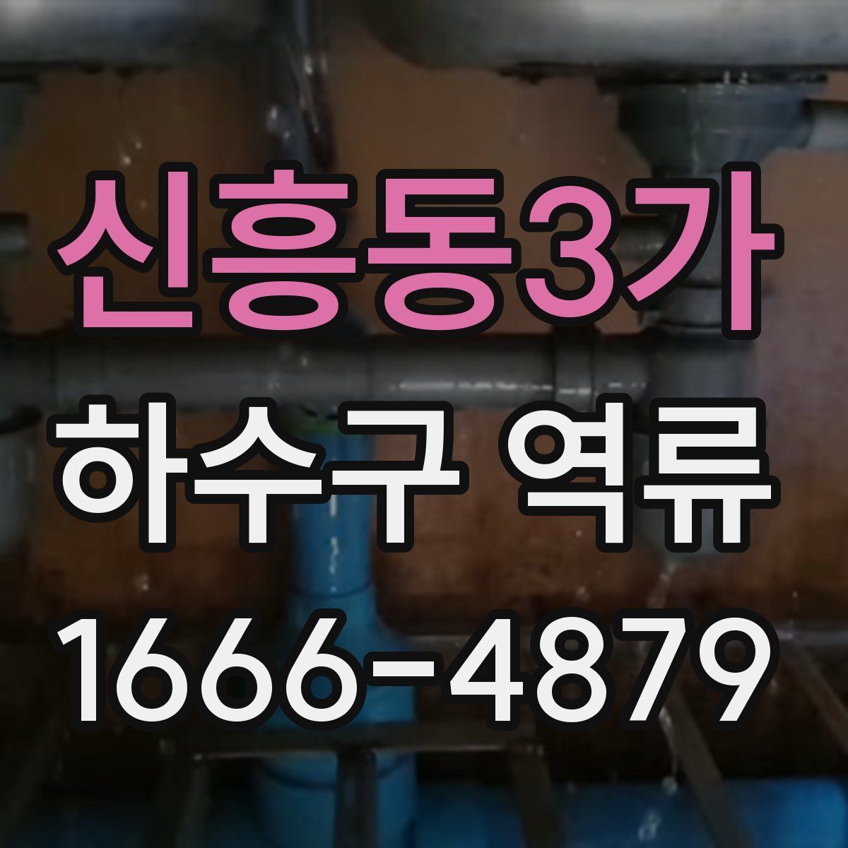 신흥동3가 하수구 역류
