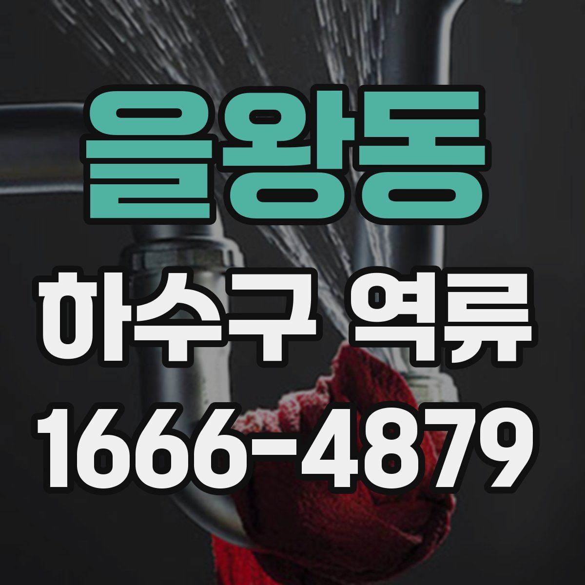을왕동 하수구 역류