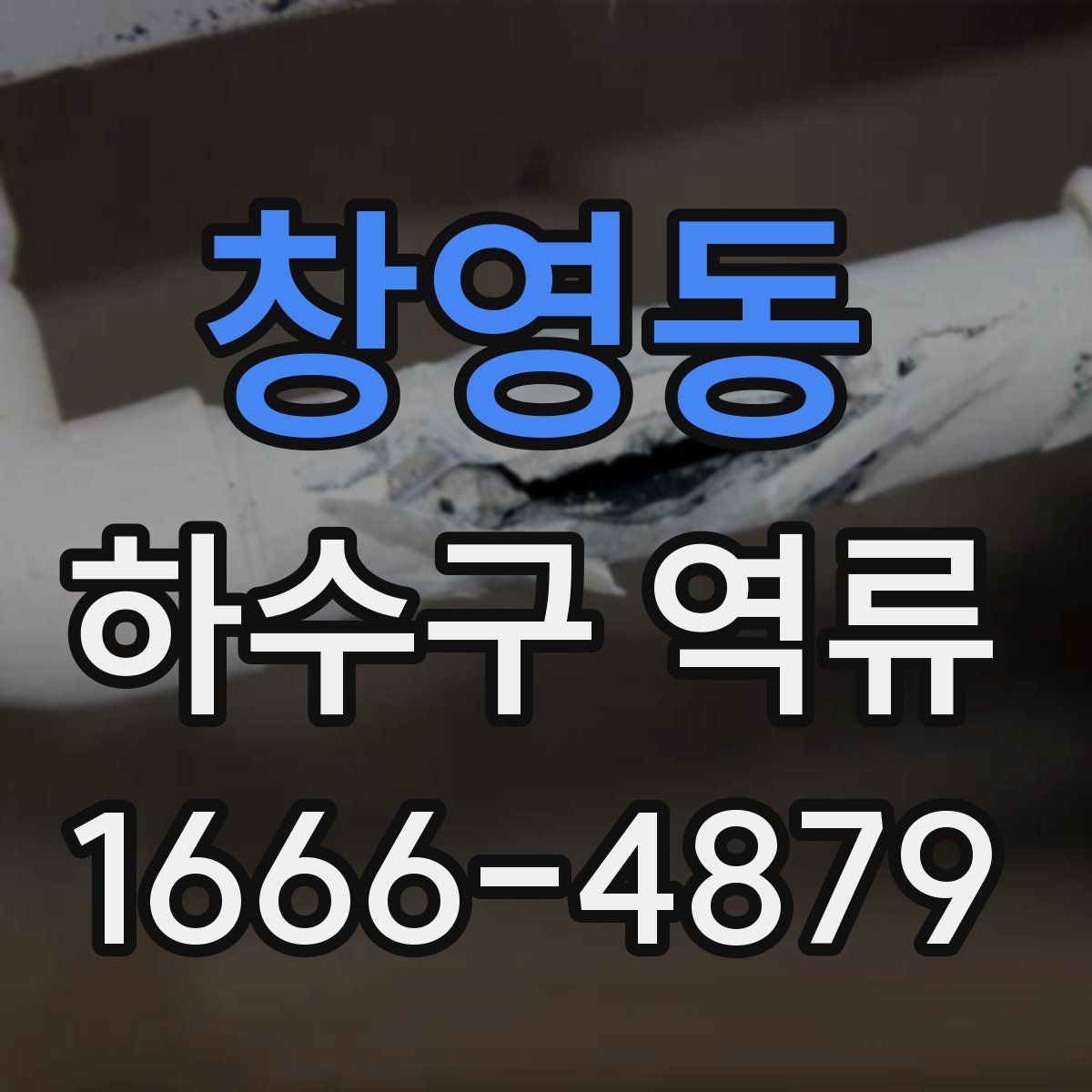 창영동 하수구 역류