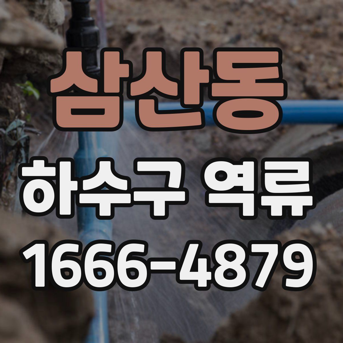 삼산동 하수구 역류