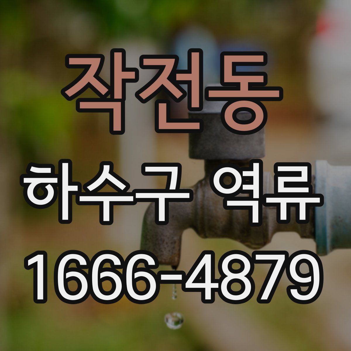 작전동 하수구 역류