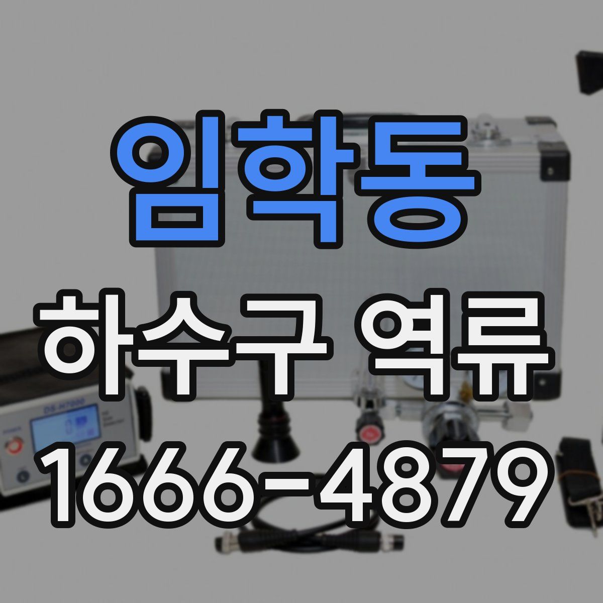 임학동 하수구 역류