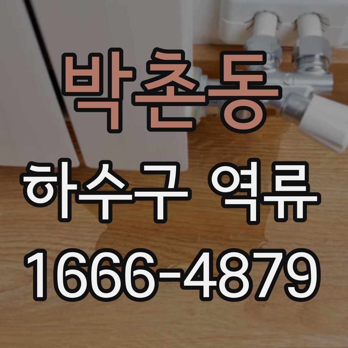 박촌동 하수구 역류