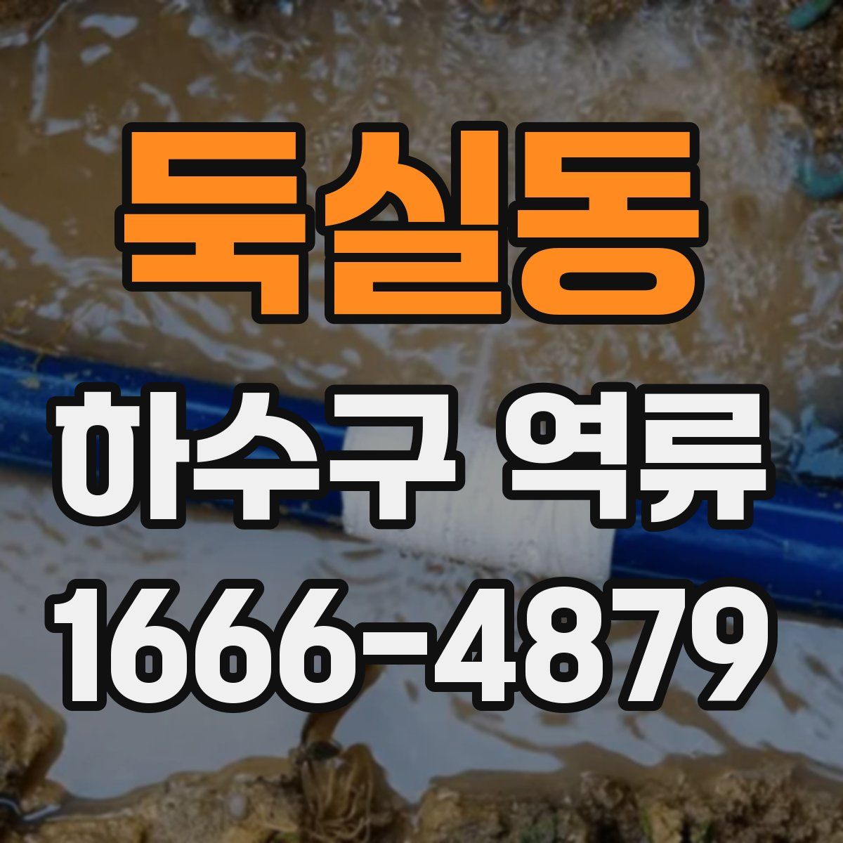 둑실동 하수구 역류