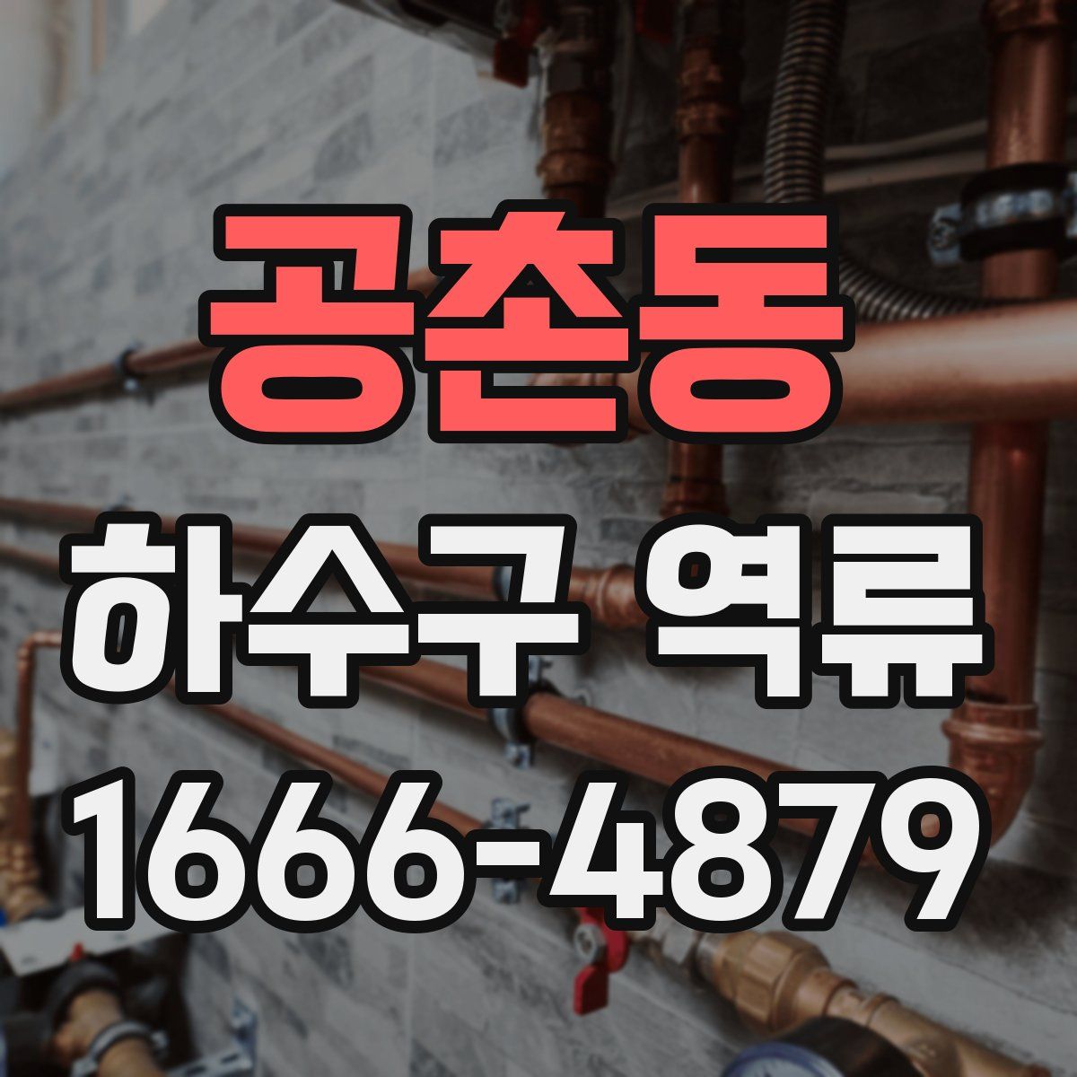 공촌동 하수구 역류