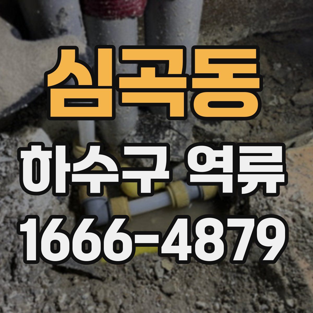 심곡동 하수구 역류