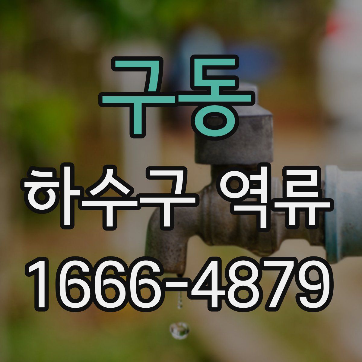 구동 하수구 역류