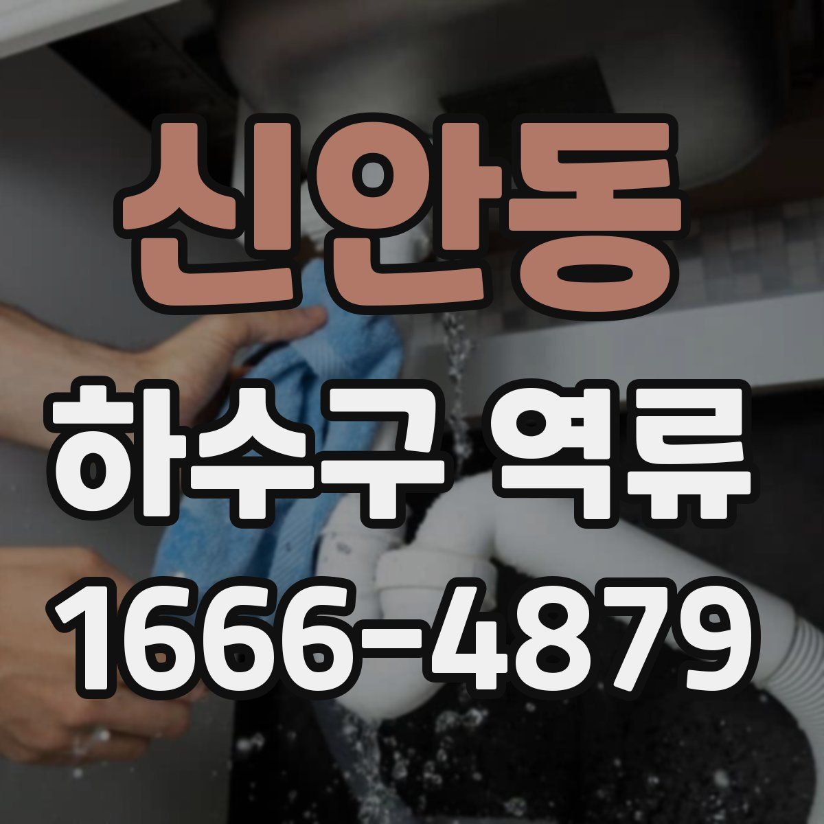 신안동 하수구 역류