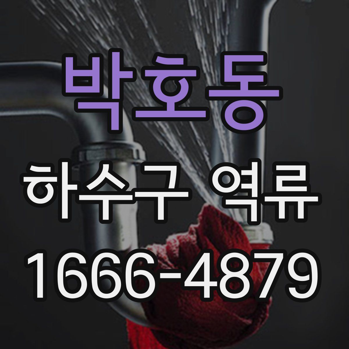 박호동 하수구 역류