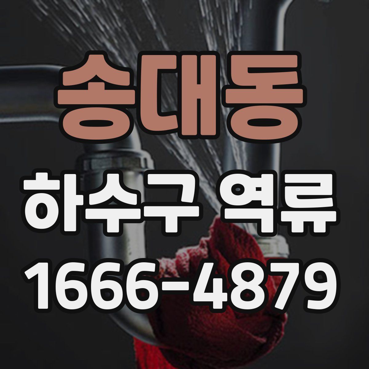 송대동 하수구 역류