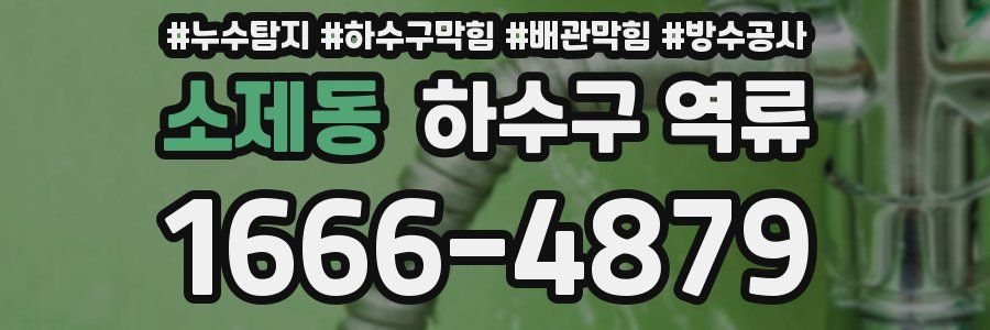 소제동 하수구 역류