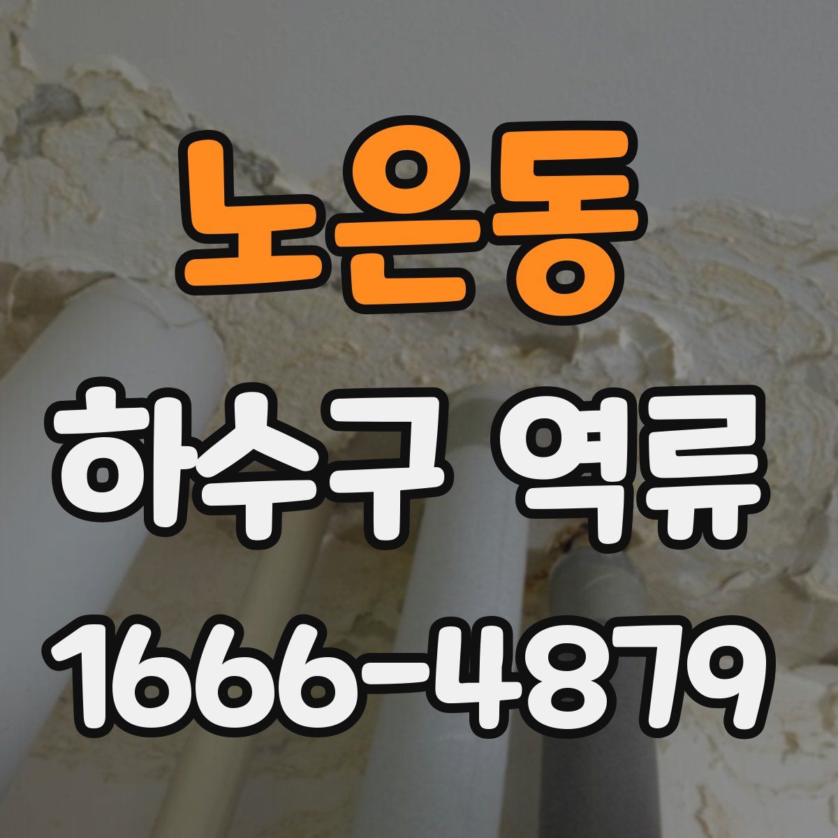 노은동 하수구 역류