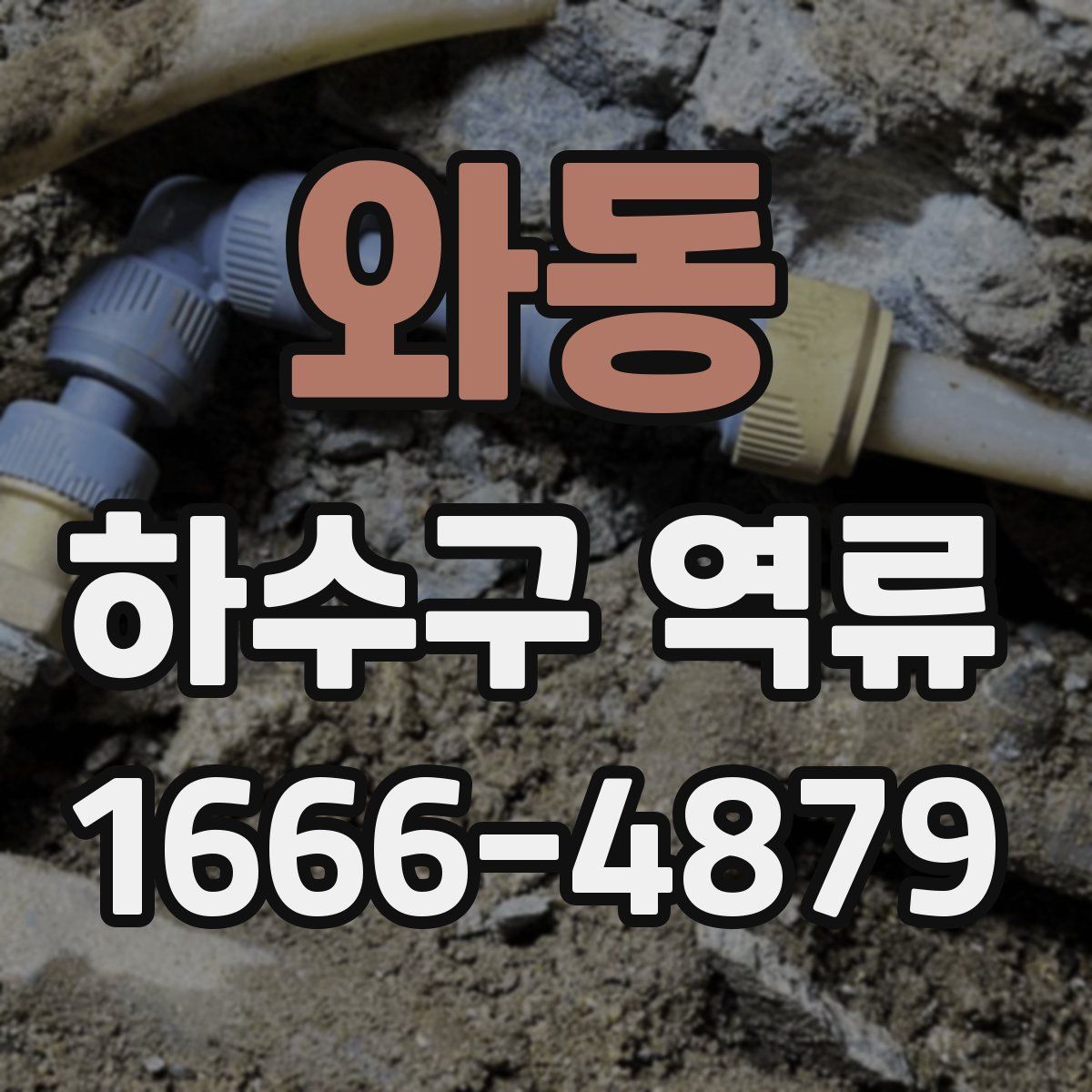 와동 하수구 역류