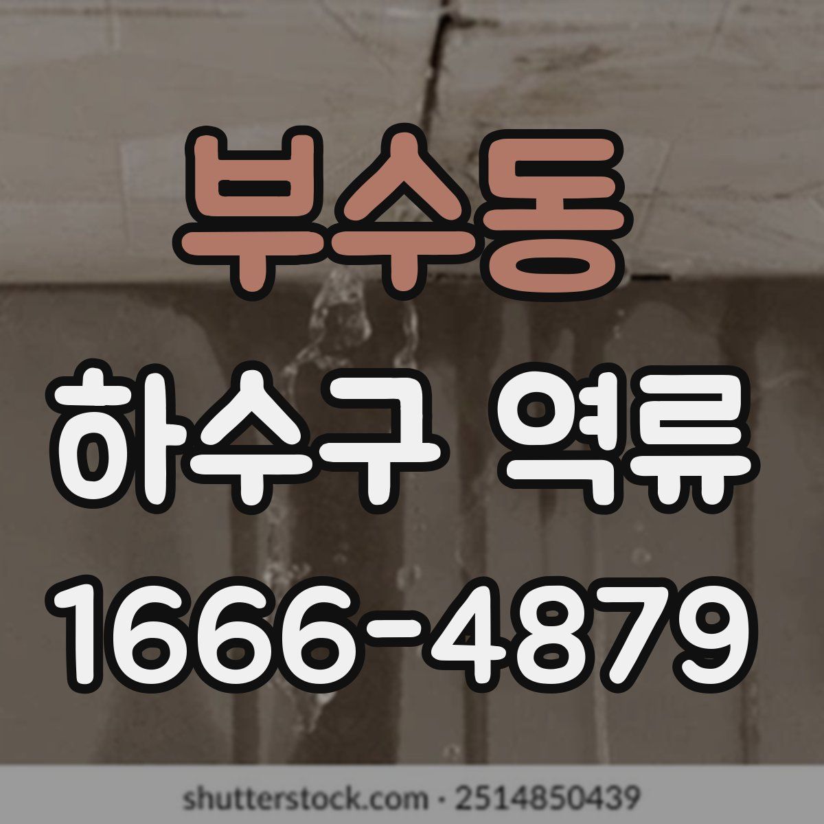 부수동 하수구 역류