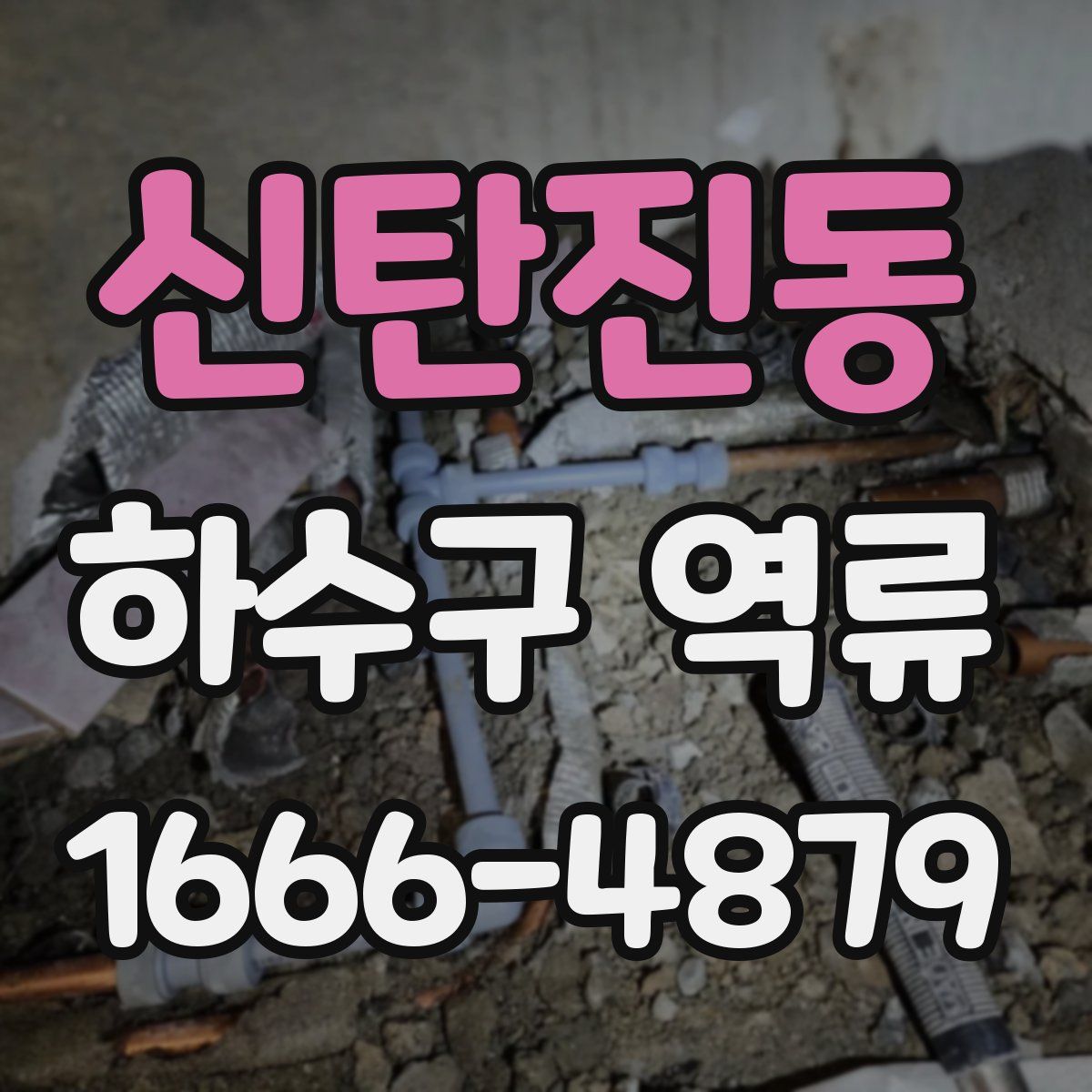 신탄진동 하수구 역류